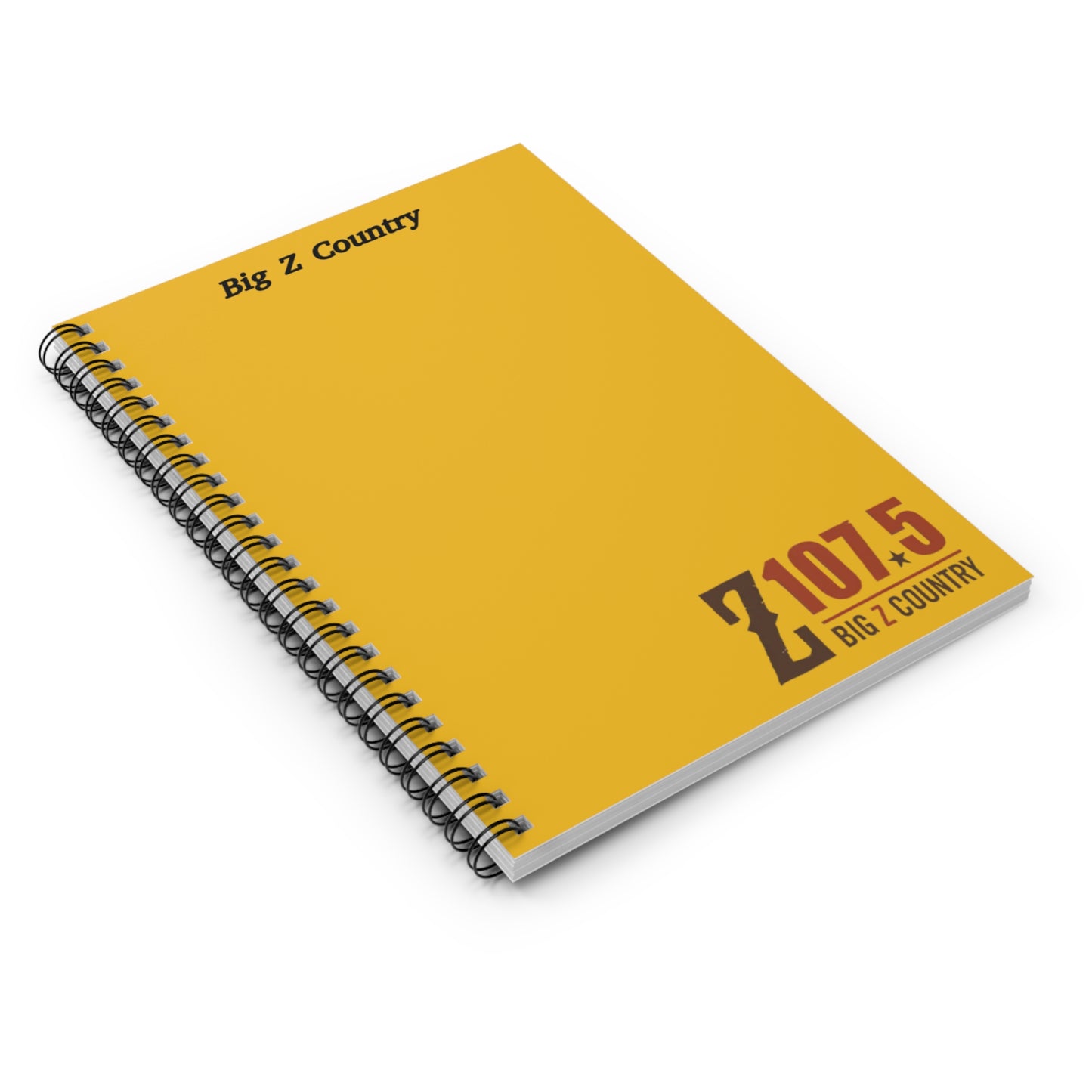 Big Z Country Sunny Yellow Notebook