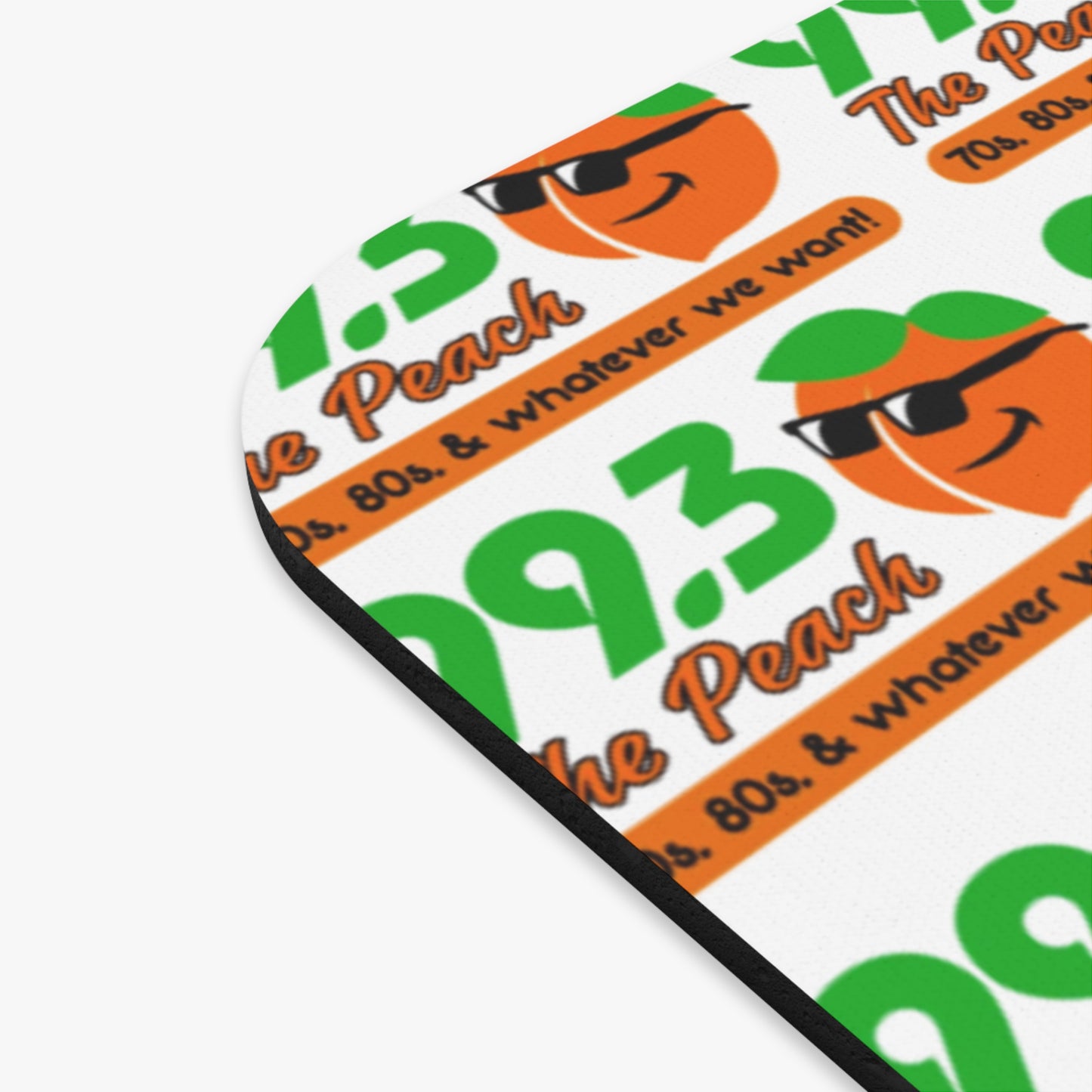 The Peach 99.3 White Mouse Pad
