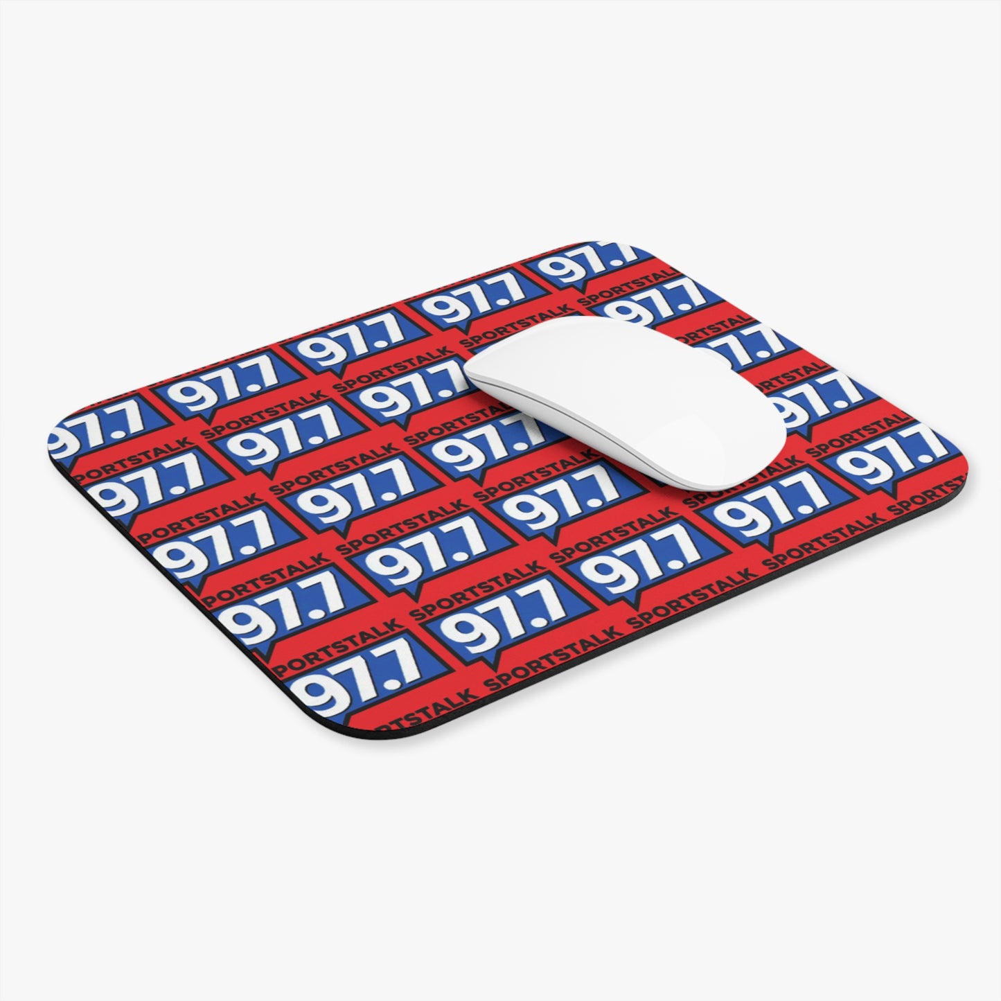 Sports Talk 97.7 Red Mouse Pad