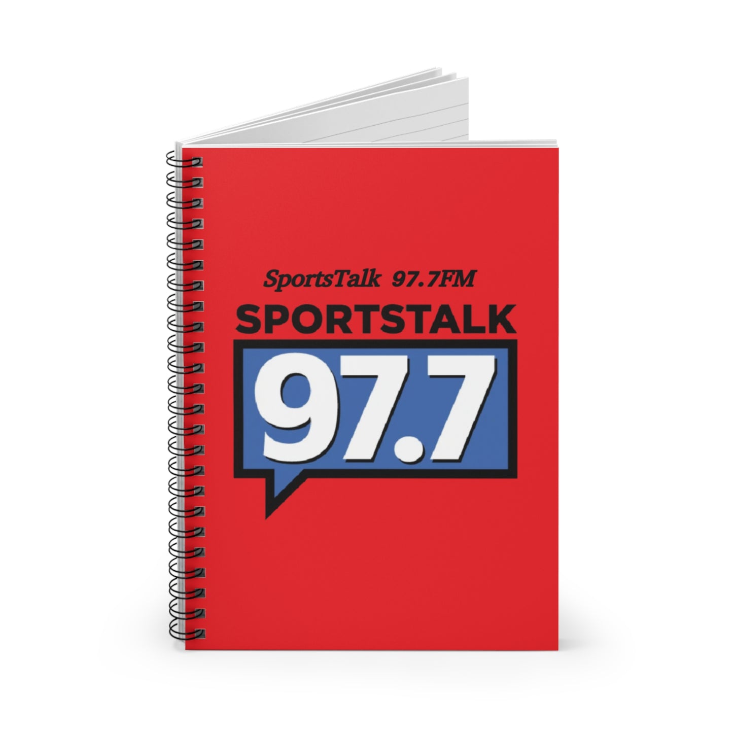 Sports Talk 97.7 (Red) Notebook