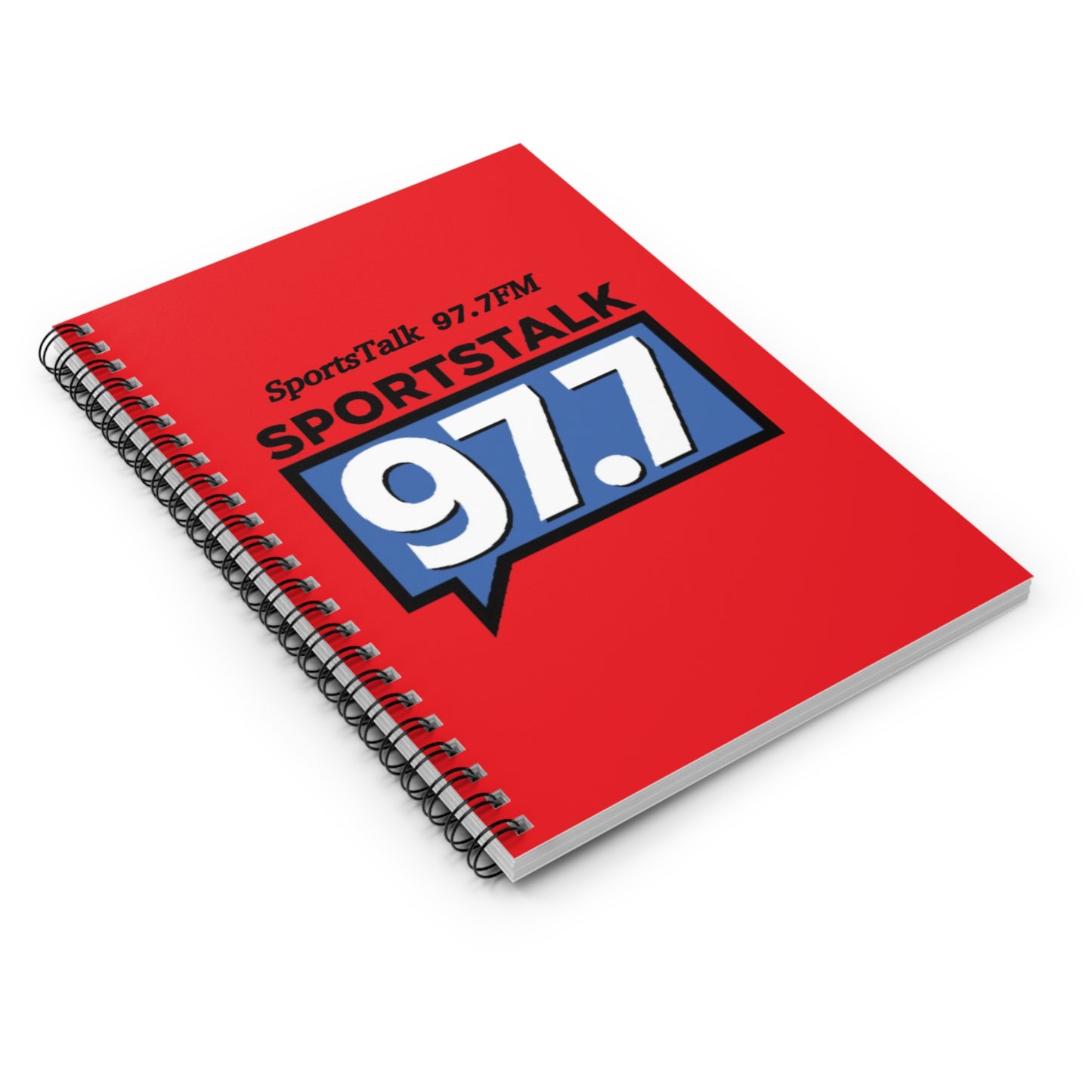 Sports Talk 97.7 (Red) Notebook