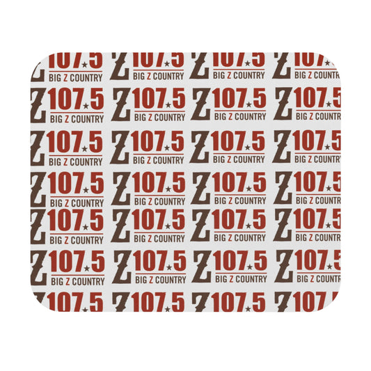 Z107.5 White Mouse Pad
