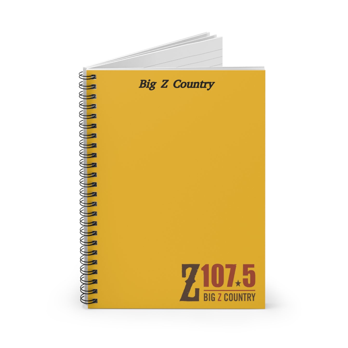Big Z Country Sunny Yellow Notebook