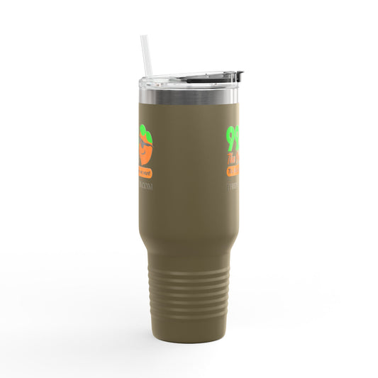 The Peach 99.3 Custom Insulated Travel Mug - 40oz